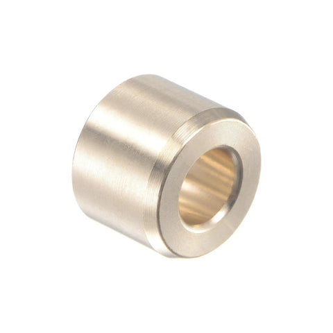 Cast Brass Heavy Duty Self Lubricating Sleeve Bearing With 1/4 Inch Bore, 1/2 Inch OD, 3/8 Inch Length, Oilless Maintenance Free Bushing