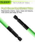 Peak green heat shrink tube with black fittings, symbolizing vitality and beauty, from TLEEP, with easy to find colors.