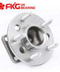 Rear Wheel Bearing Hub Assembly Set Of 2 For 2000 2013 Chevy Impala 2005 2009 Buick Lacrosse 2002 2005 Chevy Monte Carlo 1997 2003 Pontiac Grand Prix Replacement Direct Fit, showing one assembly with 5-lug pattern