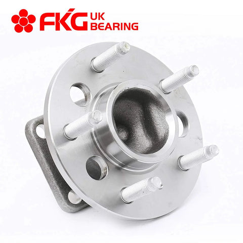 Rear Wheel Bearing Hub Assembly Set Of 2 For 2000 2013 Chevy Impala 2005 2009 Buick Lacrosse 2002 2005 Chevy Monte Carlo 1997 2003 Pontiac Grand Prix Replacement Direct Fit, showing one assembly with 5-lug pattern