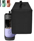 Coffee Marker Cover for Keurig K-Mini Mate Single Serve Coffee Maker Built Tough Waterproof Dustproof Protective Case With Thick Nylon Black Custom Fit Snug Protection covering a Keurig machine with multiple colors.