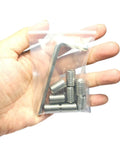 Eight Piece 1/2-13 by 3/4 Inch Hex Socket Set Screws 304 Stainless Steel Allen Head Grub Screws with 1/4 Inch Allen Wrench