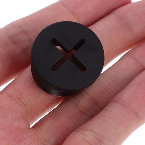 20Pcs Black Round Rubber Grommet Kit For Cable Holes Tough Pro Grade Weatherproof Wire Grommets With Easy Install For Protecting Cables And Wires From Dust And Abrasion, black rubber