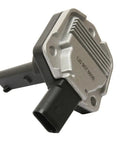 1J0907660B Oil Level Sensor Replacement For Audi A8 D2, VW Golf IV, bottom-mounted sensor, silver and black, front view