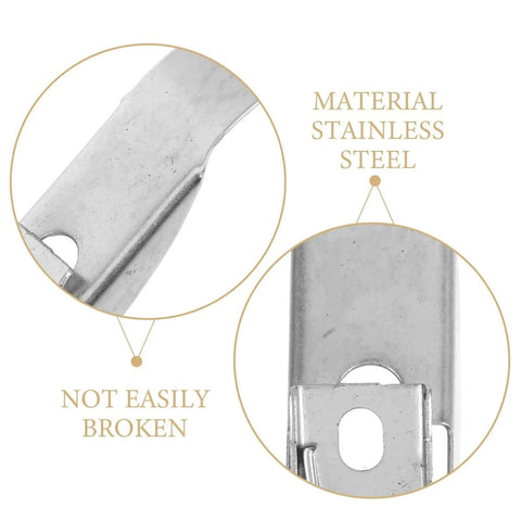 Close-up of Lawsen Spring Clips Recessed Lighting, stainless steel material, durable and not easily broken, showing spring clip detail.