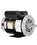 Five Horsepower SPL Air Compressor Motor With 3450 RPM 230 Volt Single Phase 15 Amp 56 Frame Five Eighth Inch Keyed Shaft 60 Hz CCW Rotation Open Drip Proof 1.88 Inch Shaft Length Commercial Duty.