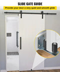 Gate Roller Guide for Sliding Gates Black Nylon Wheel Roller Kit With L Shape Bracket Zinc Painted Adjustable Bolts 3 Inch