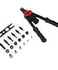 Rivet Nut Tool Kit With 175 PCS Metric Rivet Nuts And 6 Mandrels For SAE And Metric Rivnuts, Fastener Setter for various projects