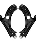 2-Piece Front Lower Control Arms With Ball Joint Fit Chevrolet Sonic 2012 2013 2014 2015 2016 2017 2018 2019 2020 OE-Grade Replacement Beefed-Up Steel Direct Fit Suspension Upgrade For Smoother Handling And Tight Steering, black steel pair