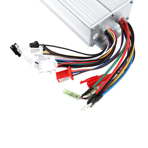 Beefy 48V-72V 2000W Brushless Motor Controller For Electric Bicycles And Scooters with colorful wire connections