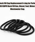 6 Pack Boat Armor Filler Cap O-Rings 1.5 Inch Deck Fill Gaskets For Gas Water Diesel Fuel Seal Nitrile Rubber O-Ring Seals Marine Gas Cap Gasket Durable Leakproof Components, black nitrile o-rings