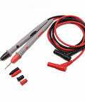 Pro Grade Digital Multimeter Test Probes Kit with Thin Tip Needle Probes 1000V 20A Rated Universal Cable Wire Magnetic Sensing