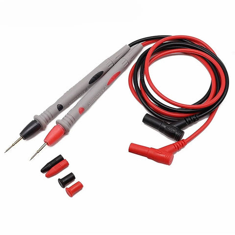 Pro Grade Digital Multimeter Test Probes Kit with Thin Tip Needle Probes 1000V 20A Rated Universal Cable Wire Magnetic Sensing