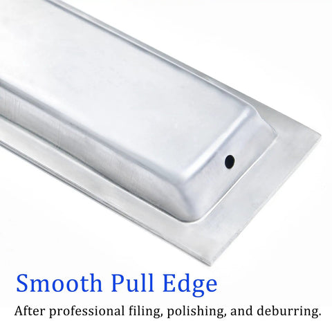 Sliding Pocket Door Handles Recessed Finger Pulls Set For Closet And Barn Doors Stainless Steel Brushed Nickel 5.91 Inch Edge Detail