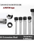 Premium Collet Chuck Extension Bar Designed For CNC Milling And Lathe Work Built Damn Tough, featuring multiple ER extension rods.