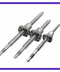 Premium C7 Grade 12mm SFU1204 Ball Screw With Single Nut for CNC Machina And Linear Motion Projects shown in various lengths.