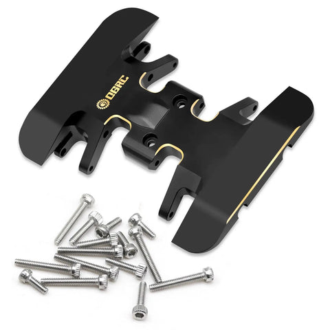 32g Brass Gearbox Mount And Skid Plate For Axial SCX24 Deadbolt C10 JLU Gladiator Bronco 1 By 24 RC Upgrade Part