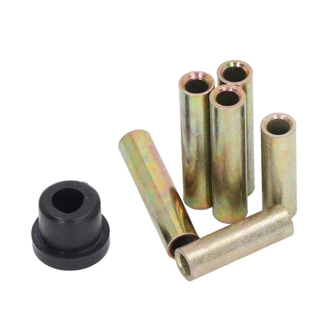 Rear Leaf Spring Bushing Kit 4 Pack Sleeve And Pin Set Replacement For Precedent 2004 And Up And Tempo 2018 And Up Gas Electric durable rubber and metal bushings with sleeves