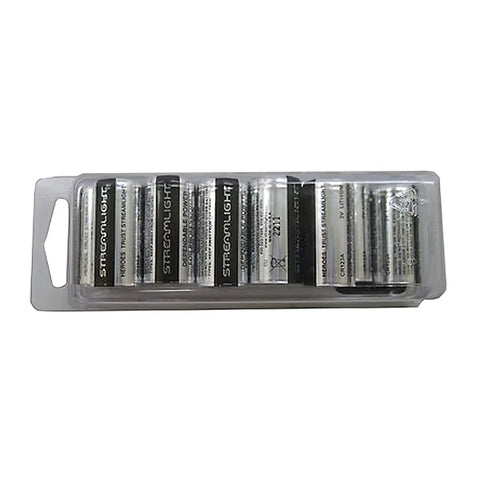 Dead Reliable 12 Pack 3V Lithium CR123A Batteries Offer Peak Flashlight Power With A Ten Year Storage Life And Serious Grind Ready To Power Every Tool Without Skipping A Beat in packaging.