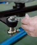 Hand using Premium Stainless Steel Cotter Pin Set Kit With Three Box Assortment For Tractor Clips And Mechanical Hitch Pins