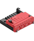 Ultra Light Aluminum Adjustable Drill Guide Jig For Coaxial And Through Hole Drilling Portable Locator, red and black design