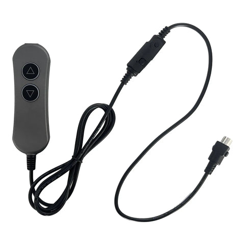 Remote Hand Control For Power Lift Chairs And Recliners With USB Backlight, Two Button Five Pin Prong Plug, Universal Handset