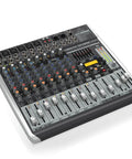 XENYX QX1222USB 16-Input Pro Live Sound Mixer With High-Headroom Mic Preamps And Gritty Compressors, Klark Teknik FX, top view