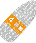 Tabletop Ironing Board Cover With Premium 4 Layer Pad Extra Thick Padding Heat Reflective Stain Resistant, size 12x32 inches