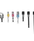 Ycauty 7 Piece Socket Adapter Kit With Chrome Vanadium Steel Makes You A Real Tool Wizard For Any Job From Home Repairs To Pro Projects With Multi Size Options That Get The Work Done Fast., seven socket adapters with 1/2, 1/4, 3/8 inch sizes and drill holder