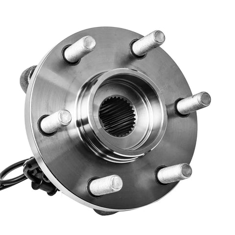 Wheel Hub And Bearing Assembly For Left Or Right Fits Xterra Frontier Pathfinder Equator And Suzuki AUQDD 515065 6 Lug With ABS 4X4 Bolt On Durable Replacement Part Easy Install Maintenance Free OEM Grade