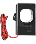 Heavy Duty Split Core Current Transformer With No Sweat Snap On AC Clamp Sensor for EV Chargers Power Grid and 5G Sites. Compact design.