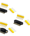 Real Time ToF Distance Ranging Sensor Module For VL6180 And VL53L1X, components including connectors and sensors, top view