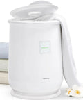 Hot Towel Warmer Bucket For Home Spa Vibe Portable Unit With Auto Shut Off Fits Two 40x70 Towels LED display open