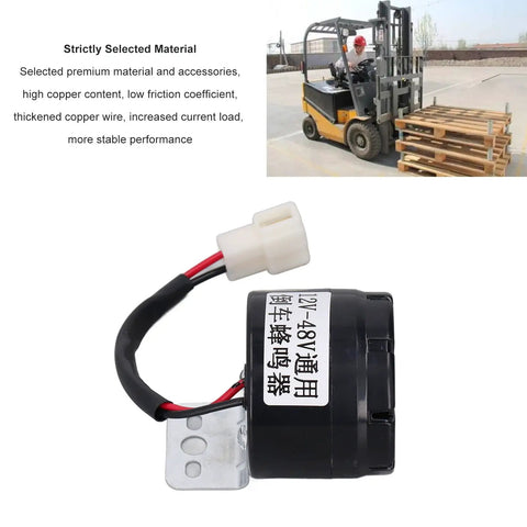 Heavy Duty Universal Forklift Backup Alarm With Hella Loud Reverse Warning Beeper For Work Trucks Vans And Freight Lorries Easy No Mess Install Beat Down Ready Safety Alert Speaker