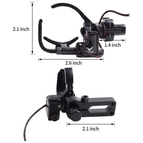 Drop Away Arrow Rest for Compound Bow Upgrade Archery Rest Beefed Up Aluminum Alloy Build Wear Resistant Lightweight 0.19 Lb Black Finish