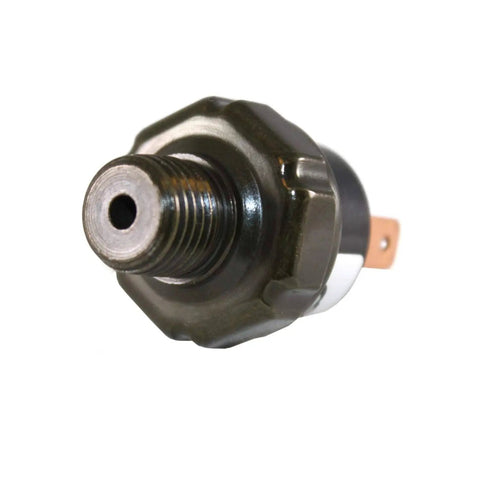 Front view of Tank Mount 1/4 Inch NPT Air Pressure Switch For 12V/24V Air Horns And Train Horns, 70 PSI Turn On, 100 PSI Turn Off, Pro Grade