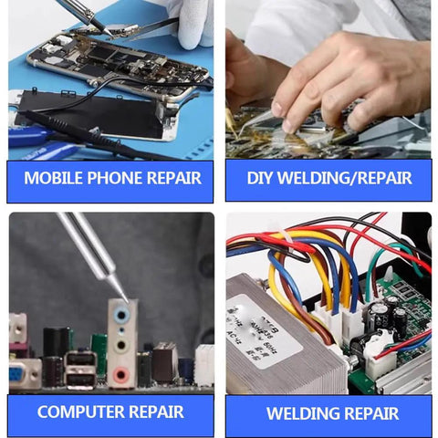 Pro Grade Cat5 Cat6 Rj45 Crimping Tool Kit With 50 Connectors Wire Stripper Punch Down Wrench And Tester for DIY mobile and computer repairs.