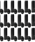 No Sweat Side Mount Glass Clamps, Boss Grade 304 Stainless Steel Spigots For 10 To 12 Mm Panels, Rust Fighting Pool Fence Railings, 18 pack