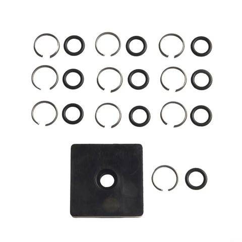 10 Pack Half Inch Socket Retainer Kit With Metal O Rings And Clips For Pneumatic And Electric Wrenches displayed in grid on white background