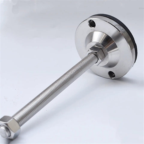Beefed Up Heavy Duty Stainless Steel Leveling Feet 4 Pack For Workbenches Tables Machinery Shelves And Office Furniture Adjustable Height Anti Scratch Easy Install Durable Feet For Any Workspace, adjustable stainless steel foot