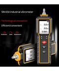 Handheld Vibe Meter For Quick Diagnostics Digital Vibration Measuring Tool With Piezo Sensor SW 65A And SW 63A Compatibility