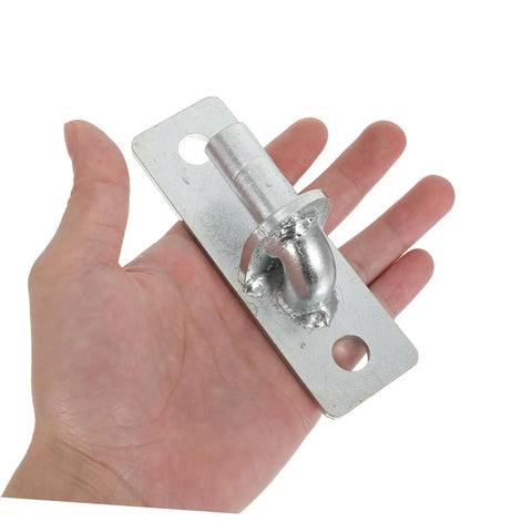 Heavy Duty Wall Mount Gate Hinges With 12.7mm Hole And Screws 4 Pieces Weather Resistant Iron Gate Hardware For Wood Or Metal Fences Multipurpose Post Hinge Kit For Outdoor Use, wall mount hinge