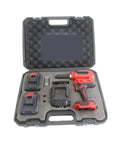 28Mm Brushless Cordless Rivet Gun And Nut Riveter With Pure Copper Motor in a hard case with batteries and charger.