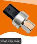 Hella Reliable AC Pressure Sensor Replacement For Dodge Dart Ram 1500 2500 3500 Plug And Play Transducer close-up view showing connector and metal housing.