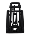 Folding Hand Truck Cart With Large Capacity Lightweight Yet Sturdy Dolly For Shopping Travel Moving And Office Tasks Retractable Tie Rod For Easy Loading And Compact Foldable Design For Car Or Closet Storage, folded black dolly