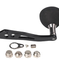 Swag Eva Power Handle Upgrade Kit For Round Baitcasting Reel With Ergo Metal Grip And Swanky Black Finish To Crush Big Catch Sessions Fast, black EVA handle kit with hardware
