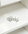 Beefy Spoon Shape Metal Shelf Pegs 60 Pack 7mm Nickel Plated Shelf Pins For Kitchen Cabinets Cupboards Closets Bookcases