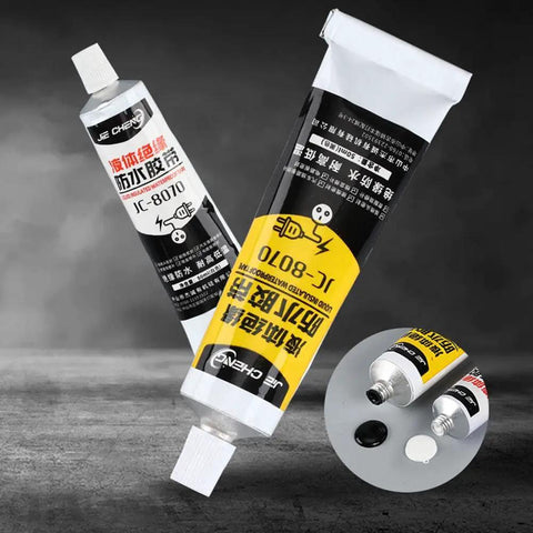 Liquid Electrical Tape For Wires And Cables 2 Pack 50ml Each Black Waterproof Dielectric Sealant Tubes with Cap