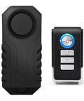113dB Vibration Sensing Bike Alarm With Remote And Wireless Receiver For Bicycles Motorcycles E Bikes Scooters Trikes And Mobility Vehicles Anti Theft Security System Keeps Your Ride Safe, shown with its remote control.