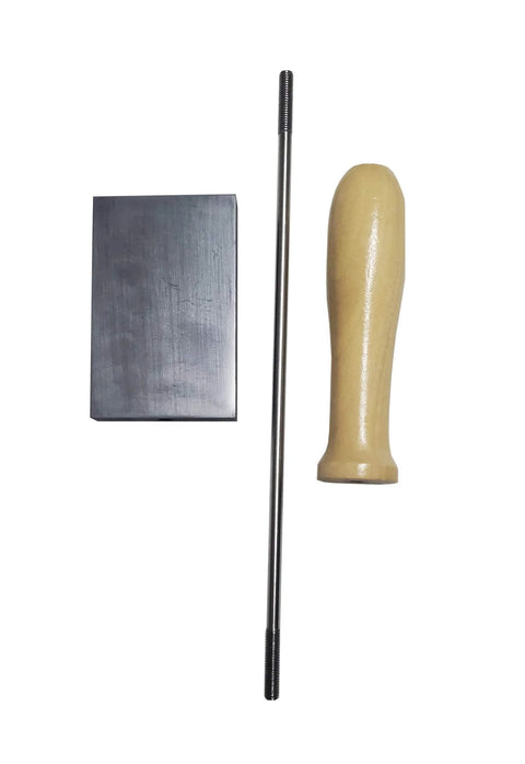 Pro Grade Graphite Casting Plate For Glassblowing EDM And Milling Surface High Purity Graphite Block with handle and rod